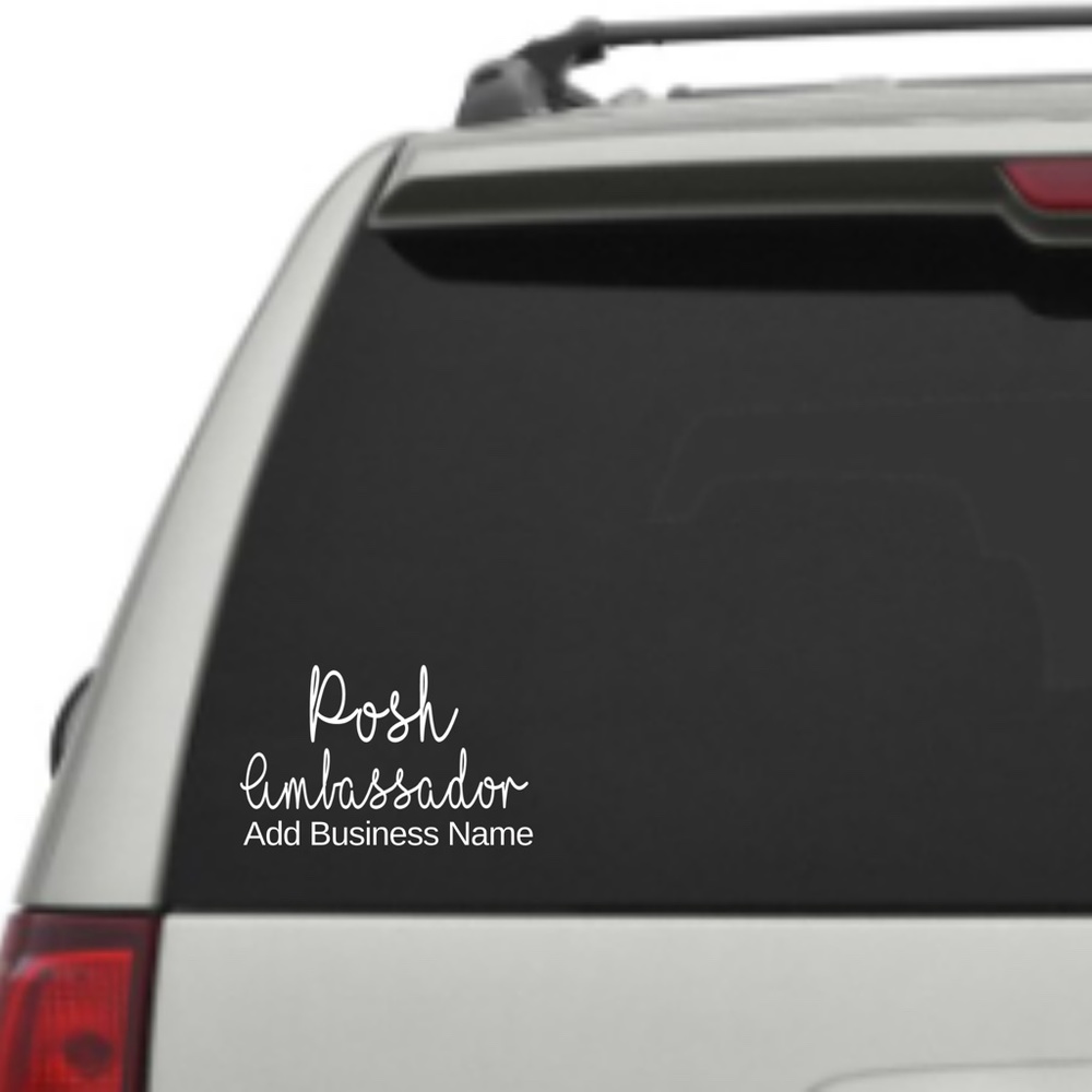 Vinyl Car Decal for Posh Ambassadors